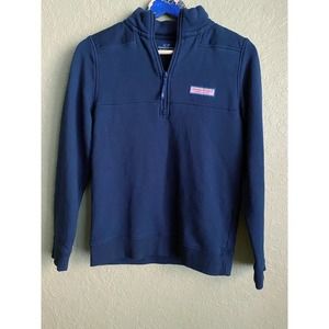 Vineyard Vines Long Sleeve Shep Shirt Boys Classic Navy Blue Size Large 16